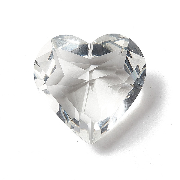 PandaHall Transparent Glass Pendants, for Chandelier Crystal Hanging Pendants, Faceted, Heart, Clear, 44x45.5x25mm, Hole: 1.4mm Glass Heart...
PandaHall Transparent Glass Pendants, for Chandelier Crystal Hanging Pendants, Faceted, Heart, Clear, 44x45.5x25mm, Hole: 1.4mm Glass Heart...