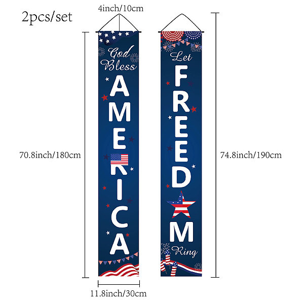 PandaHall Rectangle Door Wall Hanging Polyester Sign for Festival, for Festival Party Decoration Supplies, God Bless America, Let Freedom...
PandaHall Rectangle Door Wall Hanging Polyester Sign for Festival, for Festival Party Decoration Supplies, God Bless America, Let Freedom...