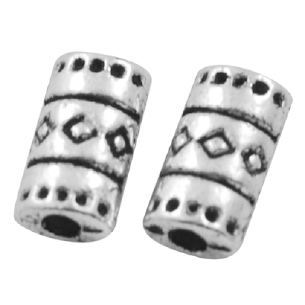 PandaHall Tibetan Style Alloy Beads, Lead Free & Nickel Free & Cadmium Free, Tube, Antique Silver, about 9mm long, 5mm wide, 3mm thick, hole...
PandaHall Tibetan Style Alloy Beads, Lead Free & Nickel Free & Cadmium Free, Tube, Antique Silver, about 9mm long, 5mm wide, 3mm thick, hole...