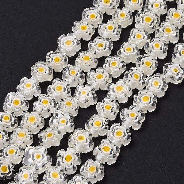 PandaHall Handmade Millefiori Glass Bead Strands, Flower, Clear, 10~12x2.6mm, Hole: 1mm, about 42pcs/strand, 15.75 inch(40cm) Millefiori...
PandaHall Handmade Millefiori Glass Bead Strands, Flower, Clear, 10~12x2.6mm, Hole: 1mm, about 42pcs/strand, 15.75 inch(40cm) Millefiori...