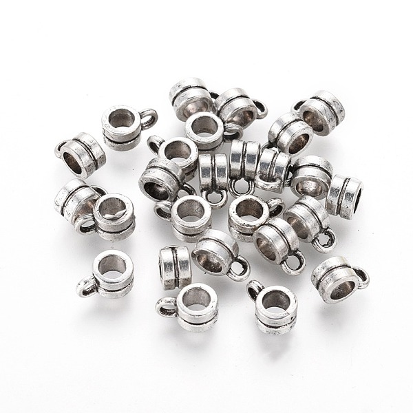 PandaHall Tibetan Style Hangers, Bail Beads, Lead Free & Nickel Free & Cadmium Free, Antique Silver, Cup, about about 4x6x9mm,hole 2mm,4mm...
PandaHall Tibetan Style Hangers, Bail Beads, Lead Free & Nickel Free & Cadmium Free, Antique Silver, Cup, about about 4x6x9mm,hole 2mm,4mm...