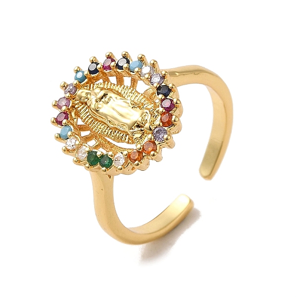 PandaHall Brass Micro Pave Cubic Zirconia Open Rings, Real 18K Gold Plated, Inner Diameter: 18mm Brass+Cubic Zirconia Others
PandaHall Brass Micro Pave Cubic Zirconia Open Rings, Real 18K Gold Plated, Inner Diameter: 18mm Brass+Cubic Zirconia Others