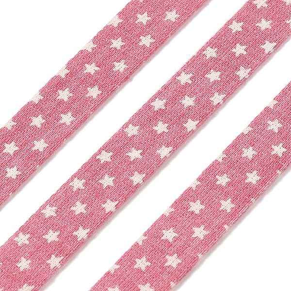 PandaHall 5M Cotton Linen Strar Printed Ribon, Garment Accessories, Pale Violet Red, 3/8 inch(10mm), about 5.47 Yards(5m)/Roll Cotton Star
PandaHall 5M Cotton Linen Strar Printed Ribon, Garment Accessories, Pale Violet Red, 3/8 inch(10mm), about 5.47 Yards(5m)/Roll Cotton Star