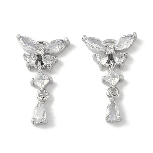 PandaHall Brass Micro Pave Clear Cubic Zirconia Pendants, Butterfly, Platinum, 21.5x13x4mm, Hole: 1.8mm Brass+Cubic Zirconia Butterfly Clear
PandaHall Brass Micro Pave Clear Cubic Zirconia Pendants, Butterfly, Platinum, 21.5x13x4mm, Hole: 1.8mm Brass+Cubic Zirconia Butterfly Clear