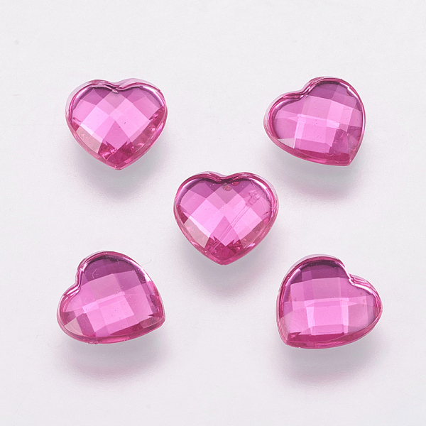 PandaHall Taiwan Acrylic Rhinestone Cabochons, Back Plated, Flat Back and Faceted, Heart, Deep Pink, 12mm Acrylic Rhinestone Heart Pink
PandaHall Taiwan Acrylic Rhinestone Cabochons, Back Plated, Flat Back and Faceted, Heart, Deep Pink, 12mm Acrylic Rhinestone Heart Pink