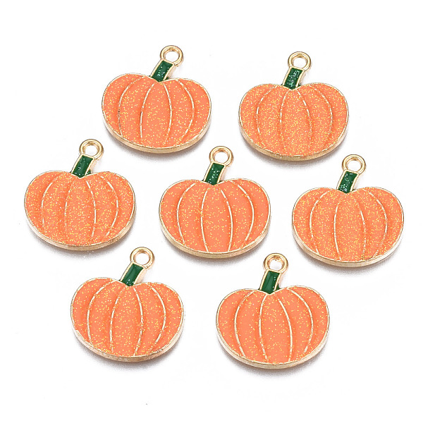 PandaHall Autumn Theme Rack Plating Alloy Enamel Pendants, with Glitter Powder, Cadmium Free & Nickel Free & Lead Free, Pumpkin, Light Gold..., Orange
PandaHall Autumn Theme Rack Plating Alloy Enamel Pendants, with Glitter Powder, Cadmium Free & Nickel Free & Lead Free, Pumpkin, Light Gold..., Orange