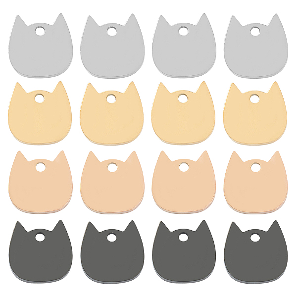 PandaHall SUNNYCLUE 1 Box 16Pcs 4 Colors Cat Charms Bulk Stainless Steel Animal Head Tag Blank Stamping Colorful Pendants Flatbacks for...
PandaHall SUNNYCLUE 1 Box 16Pcs 4 Colors Cat Charms Bulk Stainless Steel Animal Head Tag Blank Stamping Colorful Pendants Flatbacks for...