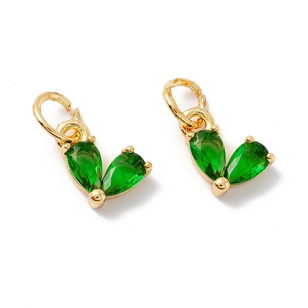 PandaHall Rack Plating Brass Cubic Zirconia Charms, with Jump Ring, Cadmium Free & Lead Free, Real 18K Gold Plated, Heart, Green, 8x7x3mm...
PandaHall Rack Plating Brass Cubic Zirconia Charms, with Jump Ring, Cadmium Free & Lead Free, Real 18K Gold Plated, Heart, Green, 8x7x3mm...