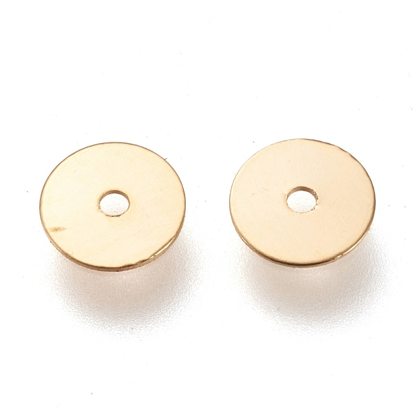 PandaHall 304 Stainless Steel Spacer Beads, Flat Round, Golden, 6x0.2mm, Hole: 1mm 304 Stainless Steel Flat Round
PandaHall 304 Stainless Steel Spacer Beads, Flat Round, Golden, 6x0.2mm, Hole: 1mm 304 Stainless Steel Flat Round