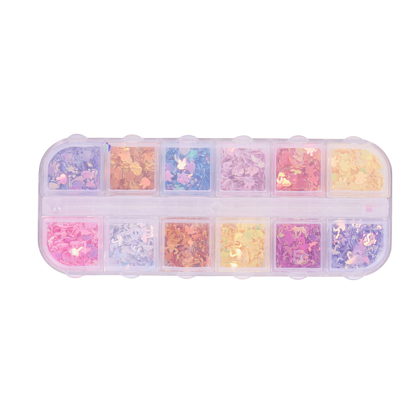 PandaHall Shining Bunny Theme Nail Art Glitter Manicure Sequins, DIY Sparkly Paillette Tips Nail, Rabbit Head & Umbrella, Mixed Color..., Multicolor
PandaHall Shining Bunny Theme Nail Art Glitter Manicure Sequins, DIY Sparkly Paillette Tips Nail, Rabbit Head & Umbrella, Mixed Color..., Multicolor