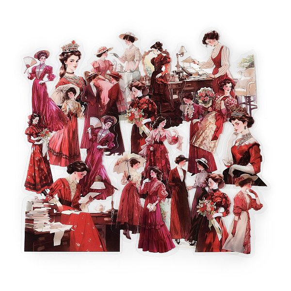 PandaHall Woman Waterproof PET Stickers Set, Decorative Stickers, for Water Bottles, Laptop, Luggage, Cup, Computer, Mobile Phone..., Red
PandaHall Woman Waterproof PET Stickers Set, Decorative Stickers, for Water Bottles, Laptop, Luggage, Cup, Computer, Mobile Phone..., Red