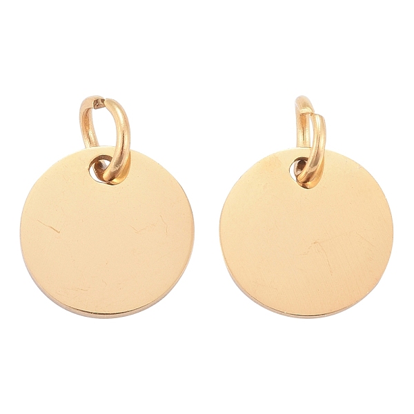 PandaHall 201 Stainless Steel Pendants, Manual Polishing, Flat Round, Stamping Blank Tag, Golden, 10x1mm, Hole: 3.5mm 201 Stainless Steel...
PandaHall 201 Stainless Steel Pendants, Manual Polishing, Flat Round, Stamping Blank Tag, Golden, 10x1mm, Hole: 3.5mm 201 Stainless Steel...