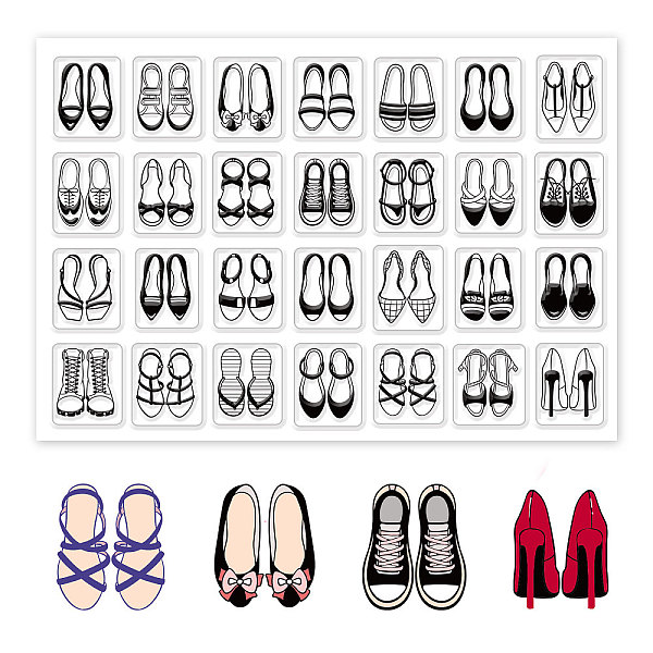 PandaHall PVC Plastic Stamps, for DIY Scrapbooking, Photo Album Decorative, Cards Making, Stamp Sheets, Shoes Pattern, 160x110x3mm Plastic...
PandaHall PVC Plastic Stamps, for DIY Scrapbooking, Photo Album Decorative, Cards Making, Stamp Sheets, Shoes Pattern, 160x110x3mm Plastic...