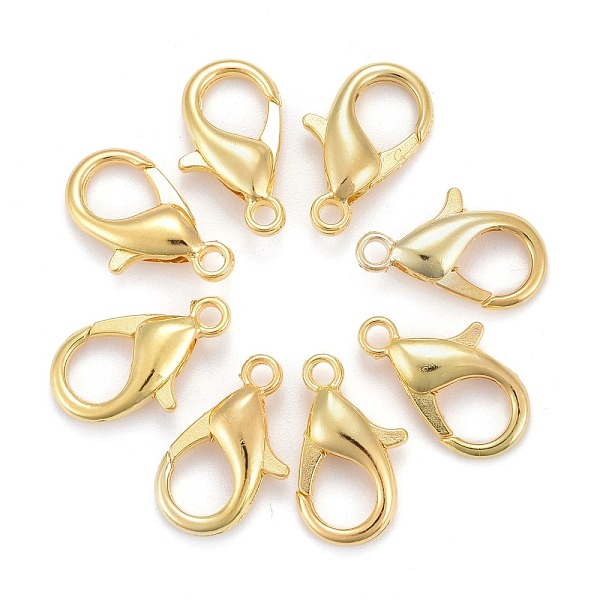 PandaHall Zinc Alloy Lobster Claw Clasps, Parrot Trigger Clasps, Golden, 16x8mm, Hole: 2mm Alloy Others
PandaHall Zinc Alloy Lobster Claw Clasps, Parrot Trigger Clasps, Golden, 16x8mm, Hole: 2mm Alloy Others
