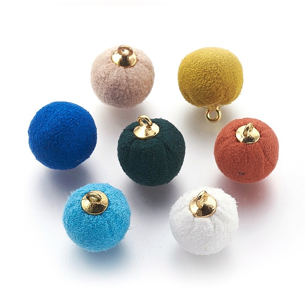 PandaHall Handmade Plush Cloth Covered Pendants, with Eco-Friendly Plastic Findings, Round, Deep Sky Blue, 18x14mm, Hole: 1.5mm Cloth Round...
PandaHall Handmade Plush Cloth Covered Pendants, with Eco-Friendly Plastic Findings, Round, Deep Sky Blue, 18x14mm, Hole: 1.5mm Cloth Round...