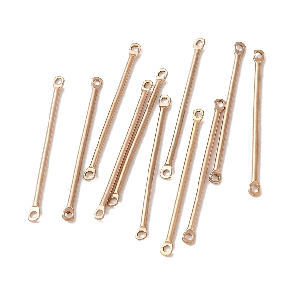 PandaHall Ion Plating(IP) 304 Stainless Steel Connector Charms, Bar Links, Rose Gold, 25x2x1mm, Hole: 1mm 304 Stainless Steel Stick
PandaHall Ion Plating(IP) 304 Stainless Steel Connector Charms, Bar Links, Rose Gold, 25x2x1mm, Hole: 1mm 304 Stainless Steel Stick