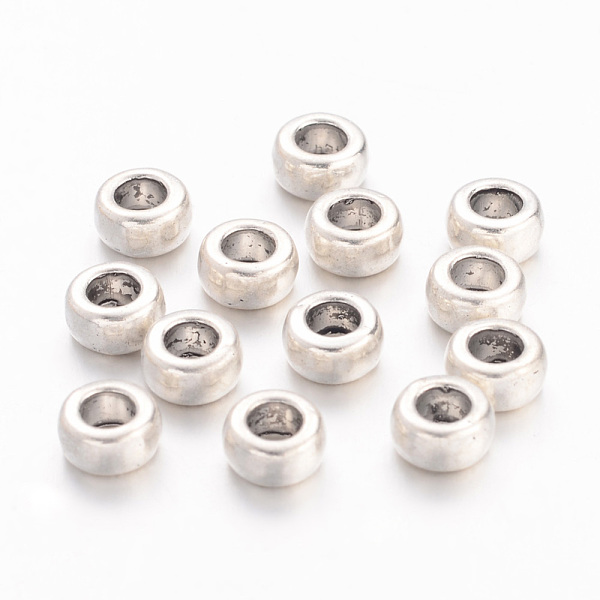 PandaHall Tibetan Style Alloy Beads, Ring, Antique Silver, 6.5x3mm, Hole: 3mm Alloy Ring
PandaHall Tibetan Style Alloy Beads, Ring, Antique Silver, 6.5x3mm, Hole: 3mm Alloy Ring