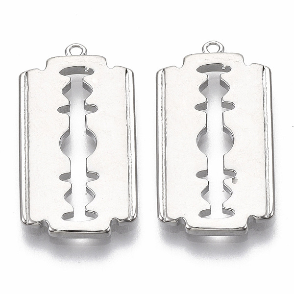 PandaHall Brass Pendants, Nickel Free, Blade Shape, Real Platinum Plated, 25.5x14x2mm, Hole: 1mm Brass Rectangle
PandaHall Brass Pendants, Nickel Free, Blade Shape, Real Platinum Plated, 25.5x14x2mm, Hole: 1mm Brass Rectangle