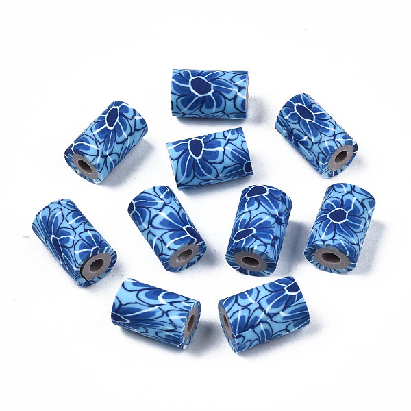 PandaHall Handmade Polymer Clay Beads, Column with Jewelry Crafts Pattern, Cornflower Blue, 11x6~7.5mm, Hole: 2~3mm Polymer Clay Column
PandaHall Handmade Polymer Clay Beads, Column with Jewelry Crafts Pattern, Cornflower Blue, 11x6~7.5mm, Hole: 2~3mm Polymer Clay Column