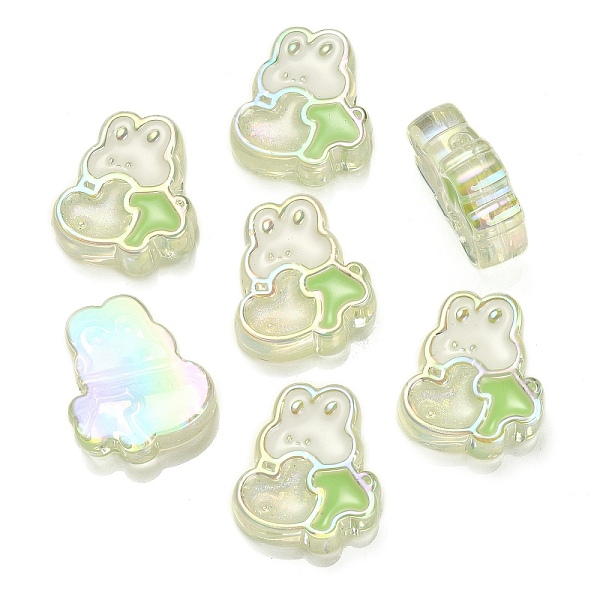 PandaHall UV Plating Rainbow Iridescent Acrylic Enamel Beads, with Glitter Powder, Rabbit with Heart, Lime Green, 28x25x9mm, Hole: 3mm...
PandaHall UV Plating Rainbow Iridescent Acrylic Enamel Beads, with Glitter Powder, Rabbit with Heart, Lime Green, 28x25x9mm, Hole: 3mm...
