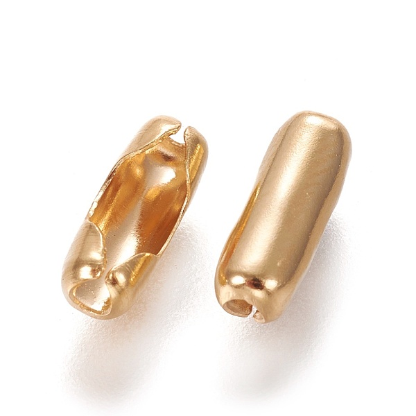 PandaHall 304 Stainless Steel Ball Chain Connectors, Golden, 9x3.5mm, Fit for 2.4mm ball chain 304 Stainless Steel
PandaHall 304 Stainless Steel Ball Chain Connectors, Golden, 9x3.5mm, Fit for 2.4mm ball chain 304 Stainless Steel