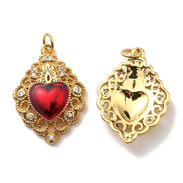 PandaHall Rack Plating Brass Grade AAA Cubic Zirconia Pendants, with Enamel, Lead Free & Cadmium Free, Long-Lasting Plated, Heart, Real 18K...
PandaHall Rack Plating Brass Grade AAA Cubic Zirconia Pendants, with Enamel, Lead Free & Cadmium Free, Long-Lasting Plated, Heart, Real 18K...