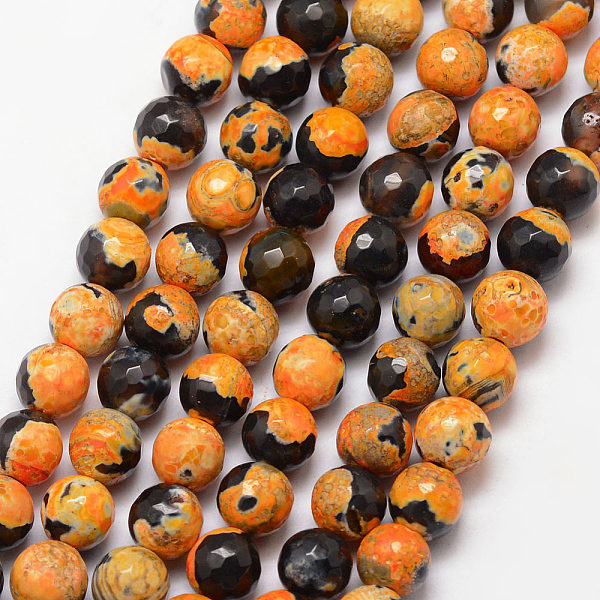 PandaHall Natural Fire Crackle Agate Bead Strands, Round, Grade A, Faceted, Dyed & Heated, Goldenrod, 8mm, Hole: 1mm, about 47pcs/strand, 15..., Gold
PandaHall Natural Fire Crackle Agate Bead Strands, Round, Grade A, Faceted, Dyed & Heated, Goldenrod, 8mm, Hole: 1mm, about 47pcs/strand, 15..., Gold