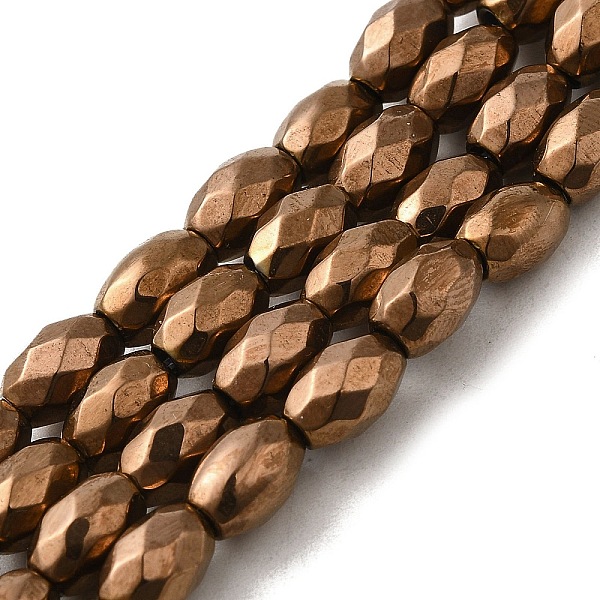 PandaHall Electroplated Strong Magnetic Synthetic Hematite Beads Strands, Long-Lasting Plated, Faceted Oval, Coffee Plated, 7~8x5~5.5mm...
PandaHall Electroplated Strong Magnetic Synthetic Hematite Beads Strands, Long-Lasting Plated, Faceted Oval, Coffee Plated, 7~8x5~5.5mm...