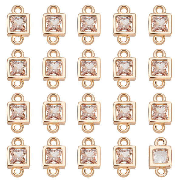 PandaHall Unicraftale Brass Cubic Zirconia Square Connector Charms, Light Gold, 8x4x2mm, Hole: 1mm Brass+Cubic Zirconia Square
PandaHall Unicraftale Brass Cubic Zirconia Square Connector Charms, Light Gold, 8x4x2mm, Hole: 1mm Brass+Cubic Zirconia Square
