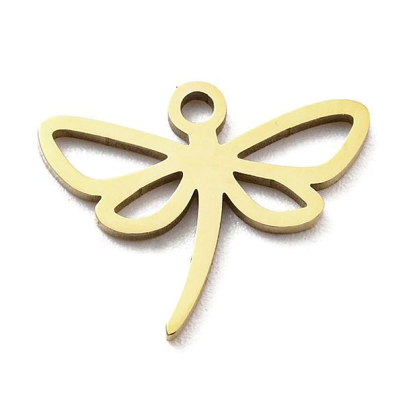 PandaHall Ion Plating(IP) 316L Surgical Stainless Steel Pendants, Laser Cut, Dragonfly Charm, Real 18K Gold Plated, 12x15x1mm, Hole: 1.4mm...
PandaHall Ion Plating(IP) 316L Surgical Stainless Steel Pendants, Laser Cut, Dragonfly Charm, Real 18K Gold Plated, 12x15x1mm, Hole: 1.4mm...