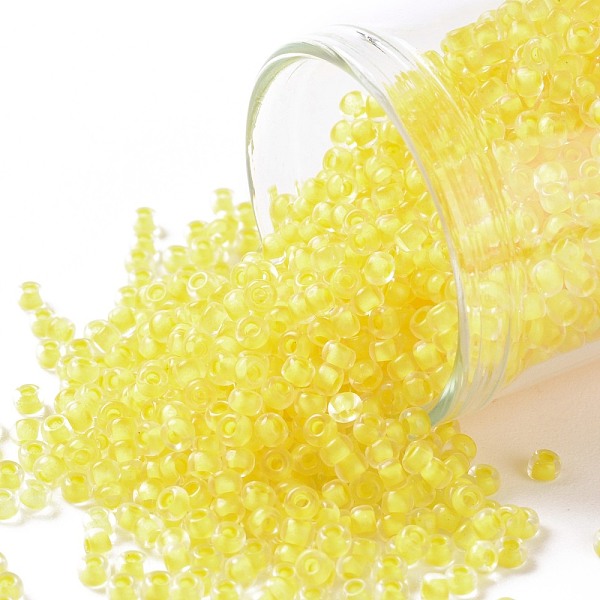 PandaHall TOHO Round Seed Beads, Japanese Seed Beads, (973) Inside Color Crystal/Neon Champagne Yellow Lined, 11/0, 2.2mm, Hole: 0.8mm...
PandaHall TOHO Round Seed Beads, Japanese Seed Beads, (973) Inside Color Crystal/Neon Champagne Yellow Lined, 11/0, 2.2mm, Hole: 0.8mm...