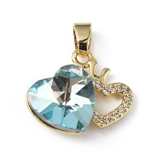 PandaHall Real 18K Gold Plated Rack Plating Brass Micro Pave Clear Cubic Zirconia Pendants, with Glass, Long-Lasting Plated, Cadmium Free &...
PandaHall Real 18K Gold Plated Rack Plating Brass Micro Pave Clear Cubic Zirconia Pendants, with Glass, Long-Lasting Plated, Cadmium Free &...