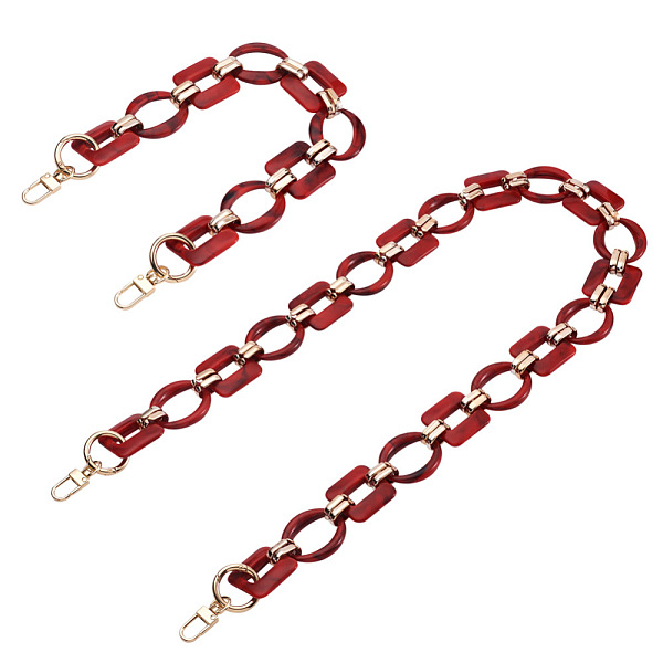 PandaHall Givenny-EU 2Pcs Oval & Square Acrylic Bag Handle, with Alloy Finding, Bag Replacement Accessories, Red, 42.5~91.5cm, 2pcs/set...
PandaHall Givenny-EU 2Pcs Oval & Square Acrylic Bag Handle, with Alloy Finding, Bag Replacement Accessories, Red, 42.5~91.5cm, 2pcs/set...