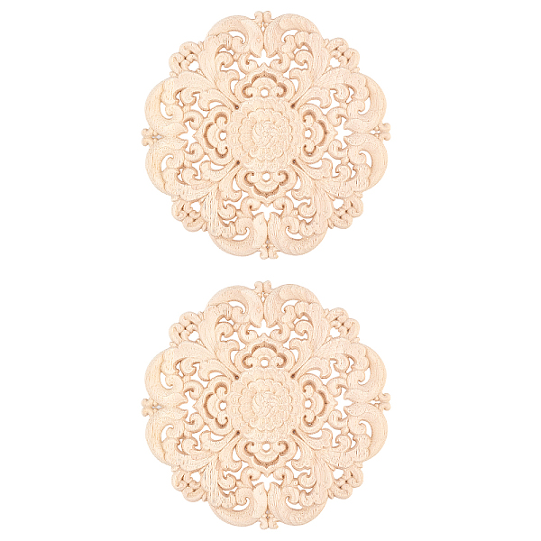 PandaHall Olycraft Rubber Wood Carved Onlay Applique Craft, Unpainted Onlay Furniture Home Decoration, Flower, BurlyWood, 15x0.7cm Wood..., Orange
PandaHall Olycraft Rubber Wood Carved Onlay Applique Craft, Unpainted Onlay Furniture Home Decoration, Flower, BurlyWood, 15x0.7cm Wood..., Orange