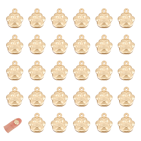 PandaHall Unicraftale 30Pcs 304 Stainless Steel Charms, Dog Paw Prints, Golden, 12x10x3mm, Hole: 1mm 304 Stainless Steel Dog
PandaHall Unicraftale 30Pcs 304 Stainless Steel Charms, Dog Paw Prints, Golden, 12x10x3mm, Hole: 1mm 304 Stainless Steel Dog