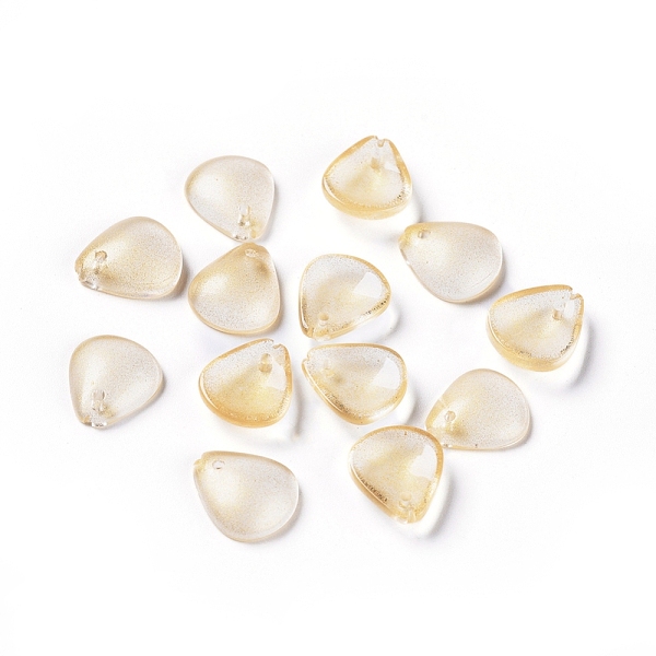 PandaHall Glass Charms, teardrop, Goldenrod, 12x11x4mm, Hole: 1mm Glass Teardrop Gold
PandaHall Glass Charms, teardrop, Goldenrod, 12x11x4mm, Hole: 1mm Glass Teardrop Gold