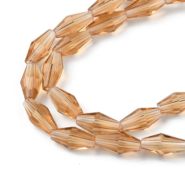 PandaHall Transparent Glass Beads, Faceted, Bicone, Peru, 12x6mm, Hole: 1mm, about 50pcs/Strand, 23.98''(60.9cm) Glass Bicone Brown
PandaHall Transparent Glass Beads, Faceted, Bicone, Peru, 12x6mm, Hole: 1mm, about 50pcs/Strand, 23.98''(60.9cm) Glass Bicone Brown