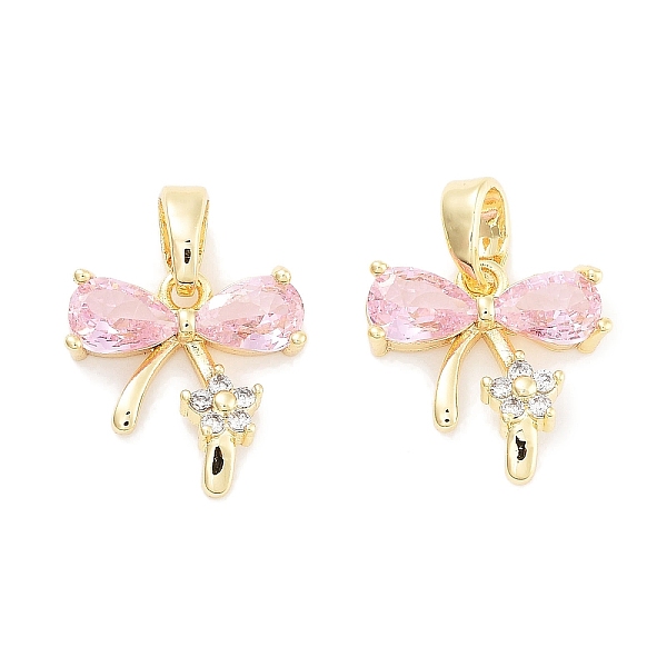 PandaHall Brass Micro Pave Cubic Zirconia Pendants, Real 18K Gold Plated, Bowknot, Pink, 13x13x3.5mm, Hole: 5x3mm Brass+Cubic Zirconia...
PandaHall Brass Micro Pave Cubic Zirconia Pendants, Real 18K Gold Plated, Bowknot, Pink, 13x13x3.5mm, Hole: 5x3mm Brass+Cubic Zirconia...