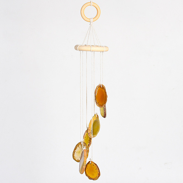 PandaHall Nuggets Natural Agate Wind Chime, for Outdoor Home Garden Decor Geode Hanging Decorations , Dark Goldenrod, 315mm Natural Agate...
PandaHall Nuggets Natural Agate Wind Chime, for Outdoor Home Garden Decor Geode Hanging Decorations , Dark Goldenrod, 315mm Natural Agate...