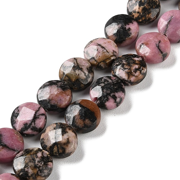 PandaHall Natural Rhodonite Beads Strands, Faceted, Flat Round, 10~10.5x4.5~5.5mm, Hole: 1.2mm, about 20pcs/strand, 7.80 inch(19.8cm)...
PandaHall Natural Rhodonite Beads Strands, Faceted, Flat Round, 10~10.5x4.5~5.5mm, Hole: 1.2mm, about 20pcs/strand, 7.80 inch(19.8cm)...