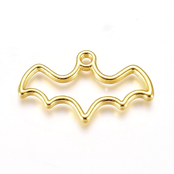 PandaHall Halloween Zinc Alloy Open Back Bezel Pendants, For DIY UV Resin, Epoxy Resin, Pressed Flower Jewelry, Bat, Golden, 19x33.5x2.5mm...
PandaHall Halloween Zinc Alloy Open Back Bezel Pendants, For DIY UV Resin, Epoxy Resin, Pressed Flower Jewelry, Bat, Golden, 19x33.5x2.5mm...