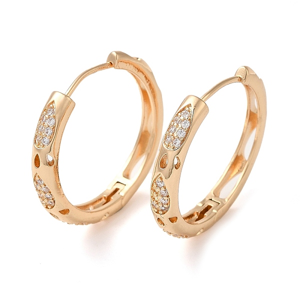 PandaHall Brass Micro Pave Cubic Zirconia Hoop Earrings for Women, Hollow Teardrop, Light Gold, 27.5x4mm Brass Teardrop Clear
PandaHall Brass Micro Pave Cubic Zirconia Hoop Earrings for Women, Hollow Teardrop, Light Gold, 27.5x4mm Brass Teardrop Clear
