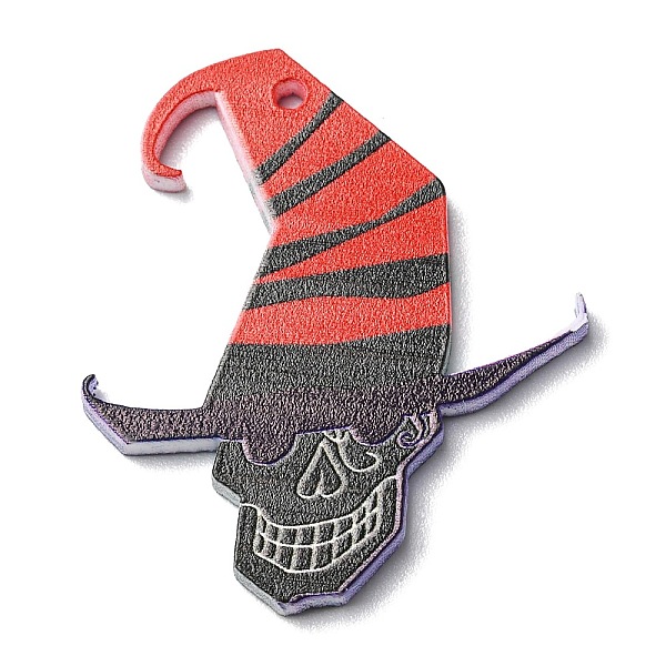 PandaHall Opaque Acrylic Skull Pendants, Halloween Witch Hat Charms, Black, 34x28.5x2.5mm, Hole: 1.6mm Acrylic Hat Black
PandaHall Opaque Acrylic Skull Pendants, Halloween Witch Hat Charms, Black, 34x28.5x2.5mm, Hole: 1.6mm Acrylic Hat Black
