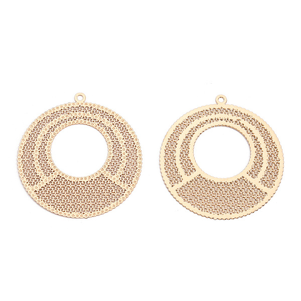 PandaHall Rack Plating Brass Filigree Pendants, Long-Lasting Plated, Flat Round, Nickel Free, Light Gold, 33x30.5x0.4mm, Hole: 1.4mm Brass...
PandaHall Rack Plating Brass Filigree Pendants, Long-Lasting Plated, Flat Round, Nickel Free, Light Gold, 33x30.5x0.4mm, Hole: 1.4mm Brass...