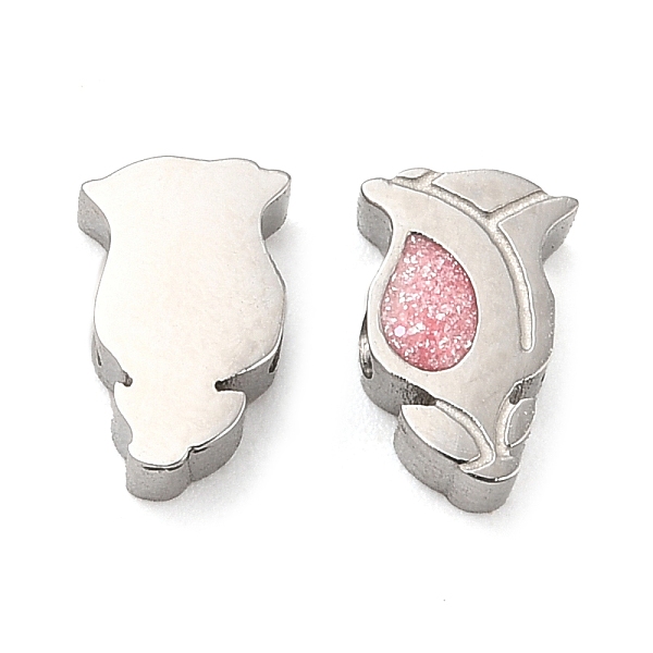 PandaHall 304 Stainless Steel Beads, with Enamel, Rose, Stainless Steel Color, 7.5x5x3.2mm, Hole: 1.8mm Stainless Steel+Enamel Flower Pink
PandaHall 304 Stainless Steel Beads, with Enamel, Rose, Stainless Steel Color, 7.5x5x3.2mm, Hole: 1.8mm Stainless Steel+Enamel Flower Pink