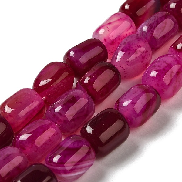 PandaHall Natural Agate Beads Strands, Dyed & Heated, Column, Deep Pink, 15~16x11.5~13x11~13mm, Hole: 1.6mm, about 12pcs/strand, 7.17~7.28''...
PandaHall Natural Agate Beads Strands, Dyed & Heated, Column, Deep Pink, 15~16x11.5~13x11~13mm, Hole: 1.6mm, about 12pcs/strand, 7.17~7.28''...