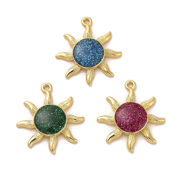 PandaHall Brass Pendants, with Enamel, Real 18K Gold Plated, Glitter Sun Charm, Mixed Color, 22x20x4mm, Hole: 1.2mm Brass+Enamel Sun..., Multicolor
PandaHall Brass Pendants, with Enamel, Real 18K Gold Plated, Glitter Sun Charm, Mixed Color, 22x20x4mm, Hole: 1.2mm Brass+Enamel Sun..., Multicolor