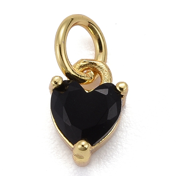 PandaHall Brass Micro Pave Cubic Zirconia Charms, Long-Lasting Plated, Real 18K Gold Plated, Heart, Black, 8x5x3.5mm, Hole: 3mm Brass+Cubic...
PandaHall Brass Micro Pave Cubic Zirconia Charms, Long-Lasting Plated, Real 18K Gold Plated, Heart, Black, 8x5x3.5mm, Hole: 3mm Brass+Cubic...