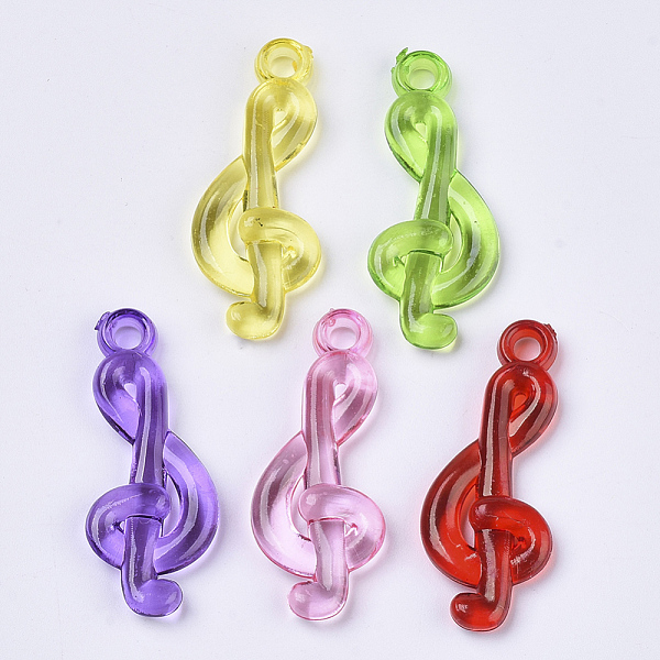 PandaHall Transparent Acrylic Pendants, Dyed, Musical Note, Mixed Color, 35x14x4mm, Hole: 3mm Acrylic Musical Note Multicolor
PandaHall Transparent Acrylic Pendants, Dyed, Musical Note, Mixed Color, 35x14x4mm, Hole: 3mm Acrylic Musical Note Multicolor