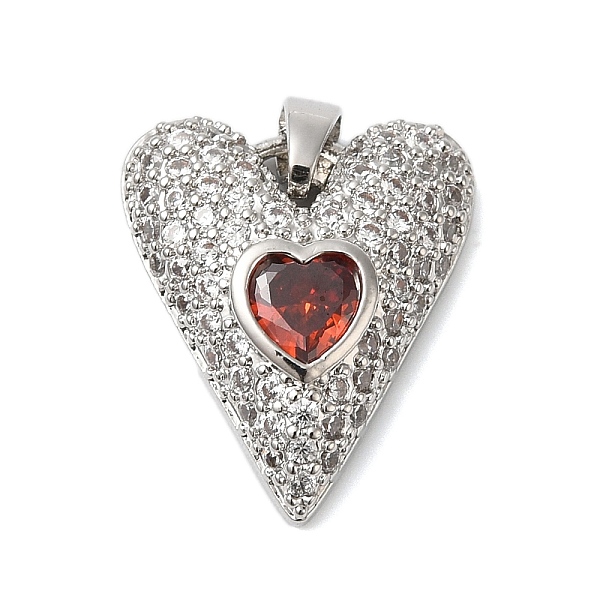 PandaHall Rack Plating Brass & Cubic Zirconia Pendants, Cadmium Free & Lead Free, Long-Lasting Plated, Heart, Red, Platinum, 18x15x4.5mm...
PandaHall Rack Plating Brass & Cubic Zirconia Pendants, Cadmium Free & Lead Free, Long-Lasting Plated, Heart, Red, Platinum, 18x15x4.5mm...